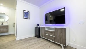 Guestroom Premium Cable TV  Refrigerator