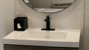Wafer 450 Hotel Vanity Bathroom Full Accessible