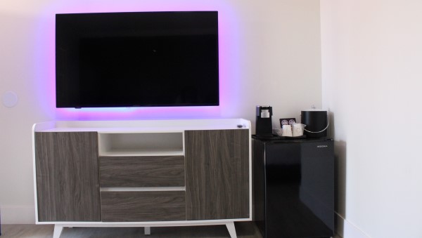 Wafer 450 Hotel Premium TV Mini Fridge Credenza